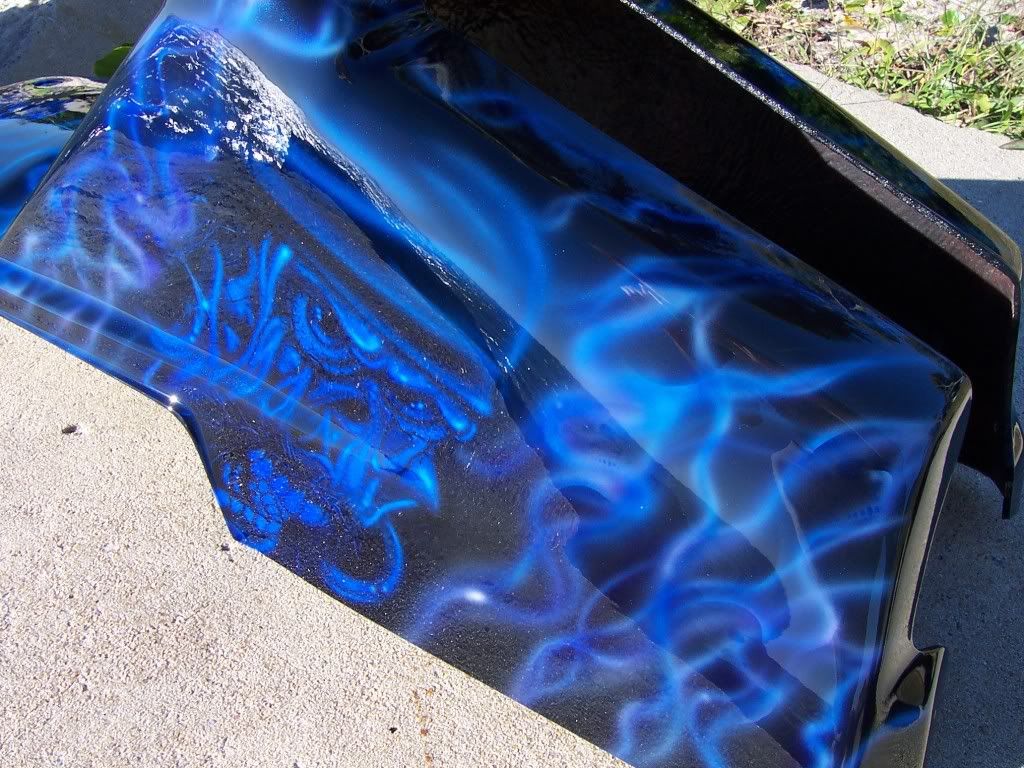 Banshee fiberglass front airbrushed ATV Drag Racer Forums